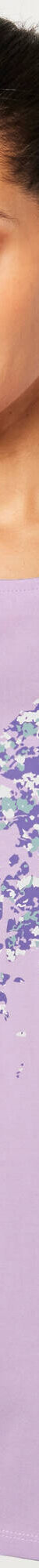 Tunique col rond imprimé placé (mauve) Tunique col rond imprimé placé (mauve)